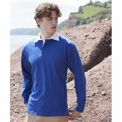 Maglia da rugby semplice a maniche lunghe