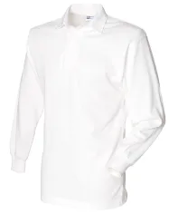 Polo da rugby semplice a maniche lunghe