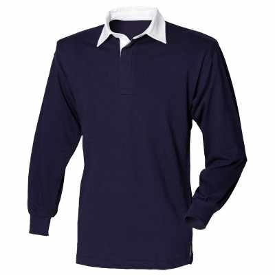 Maglia da rugby semplice a maniche lunghe