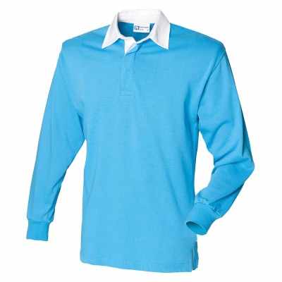 Maglia da rugby semplice a maniche lunghe