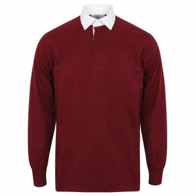 Maglia da rugby semplice a maniche lunghe