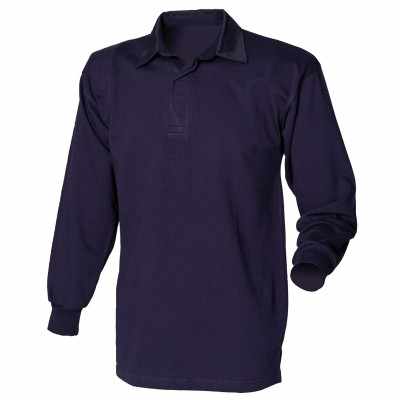 Maglia da rugby semplice a maniche lunghe