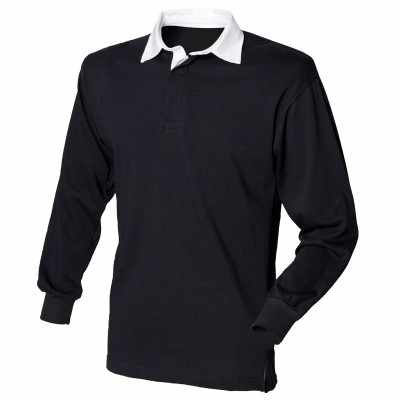 Maglia da rugby semplice a maniche lunghe
