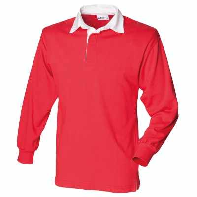 Maglia da rugby semplice a maniche lunghe