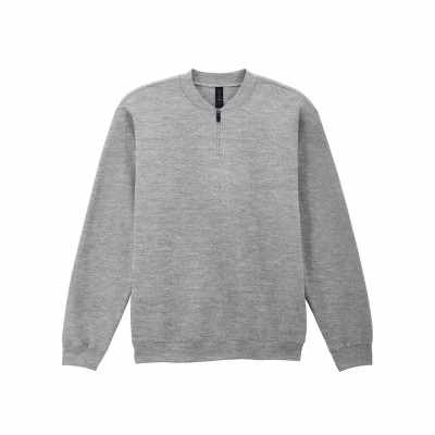 Felpa con zip 1/4 in pile di medio peso per adulti Softstyle™