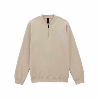 Felpa con zip 1/4 in pile di medio peso per adulti Softstyle™