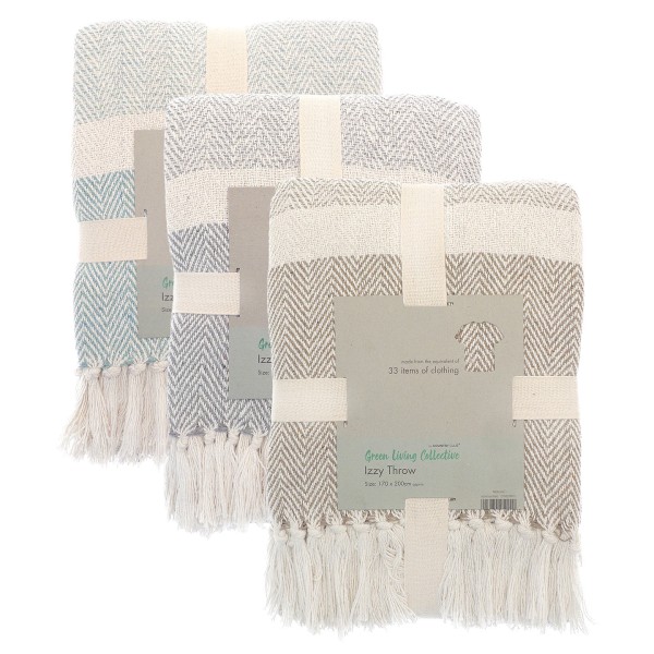 Coperta riciclata Izzy - cod. RWHL208