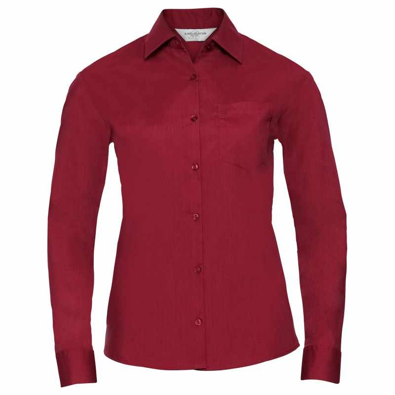 Camicia Russell personalizzata da donna a maniche lunghe - cod. RWJ934F