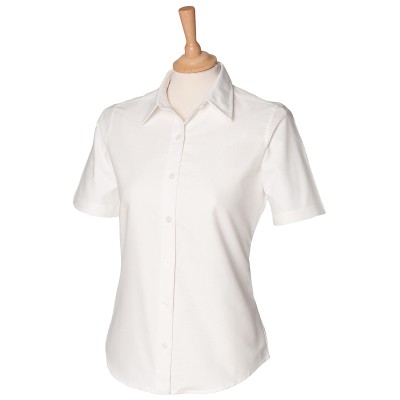 Camicia classica Oxford a maniche corte da donna Camicia classica Oxford a maniche corte da donna