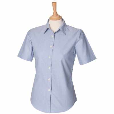 Camicia classica Oxford a maniche corte da donna