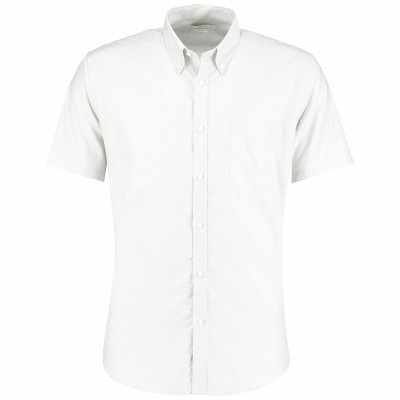 Camicia da lavoro slim fit Oxford a maniche corte