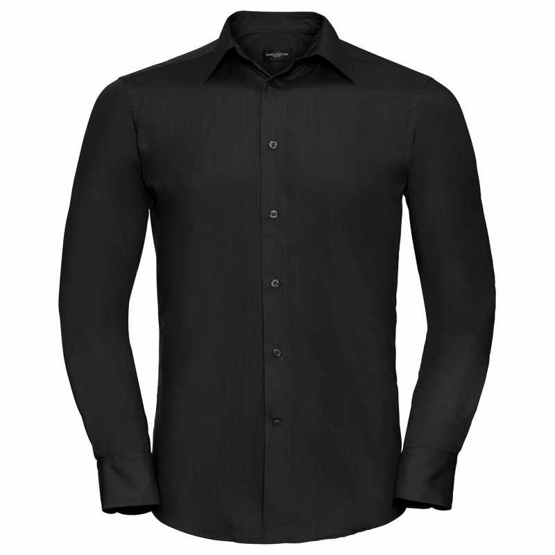 Camicie aderenti stampate con scritte a maniche lunghe - cod. RWJ924M