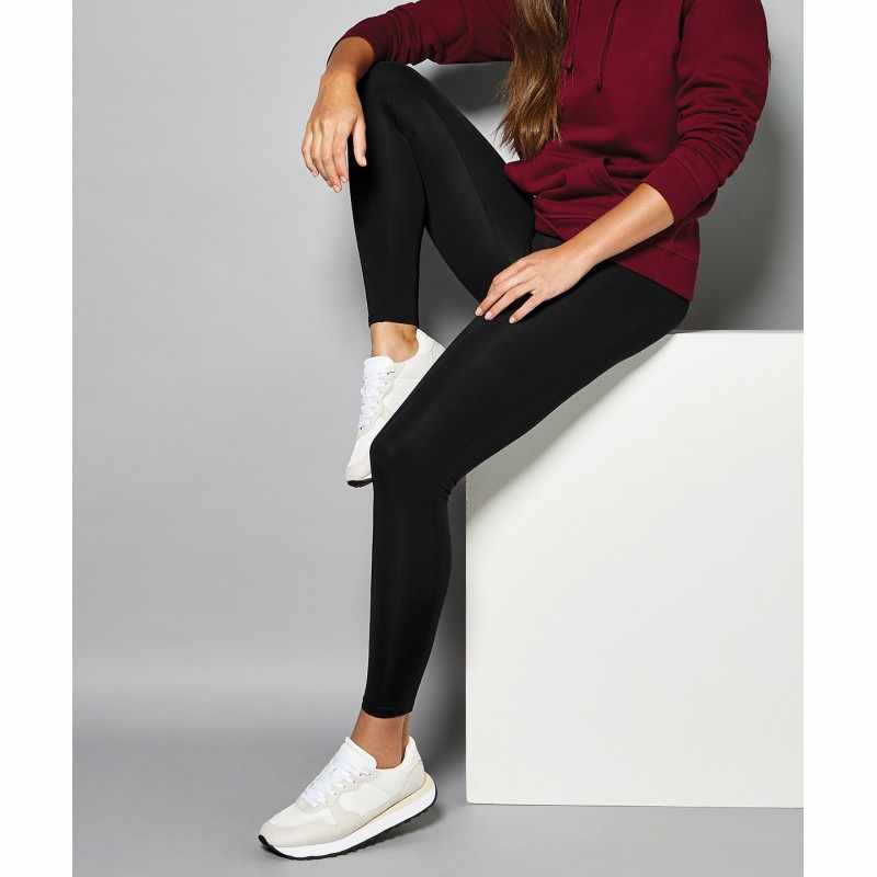 Leggings lunghi con tasca con cerniera da donna - cod. RWKK943