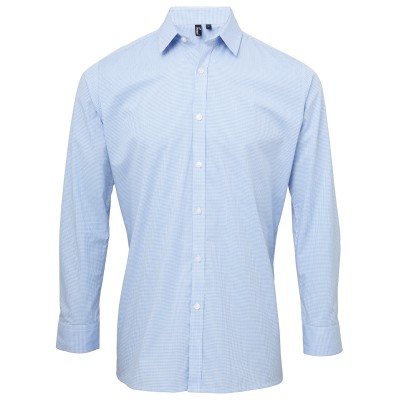 Camicia in cotone a maniche lunghe Microcheck (Gingham) Camicia in cotone a maniche lunghe Microcheck (Gingham)