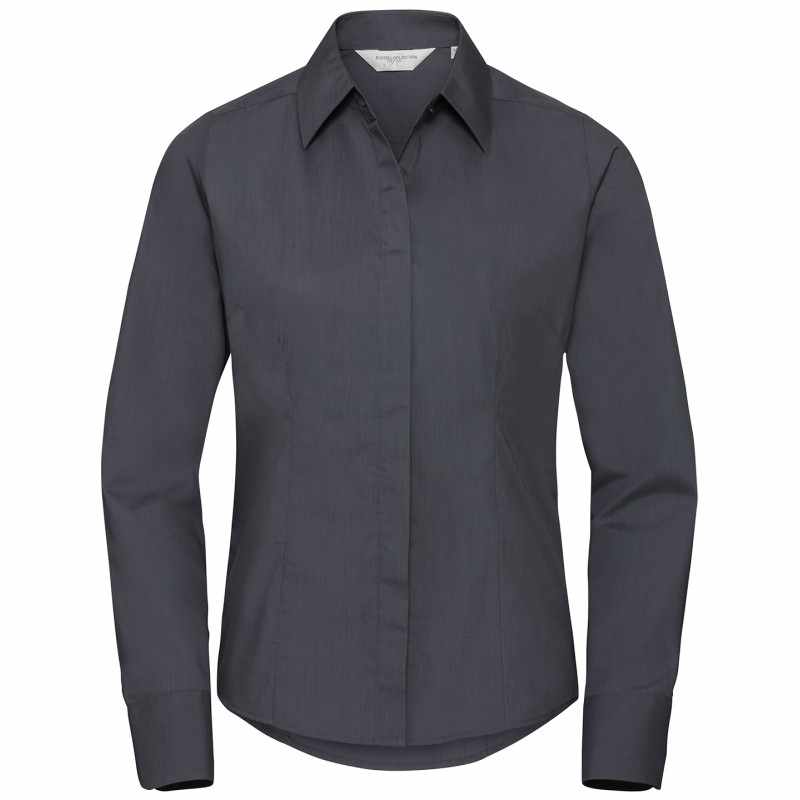 Camicia aderente a maniche lunghe da donna - cod. RWJ924F