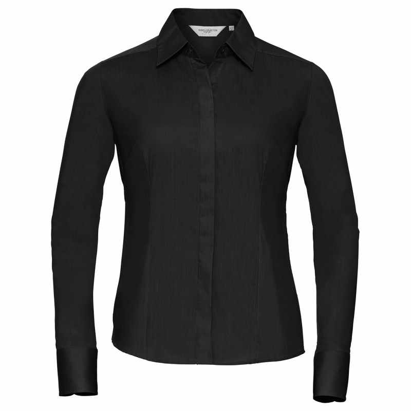 Camicia aderente a maniche lunghe da donna - cod. RWJ924F