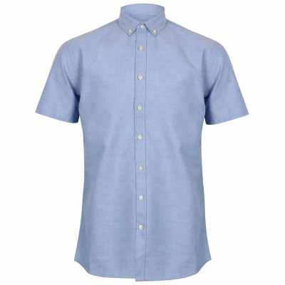 Camicia moderna Oxford a maniche corte