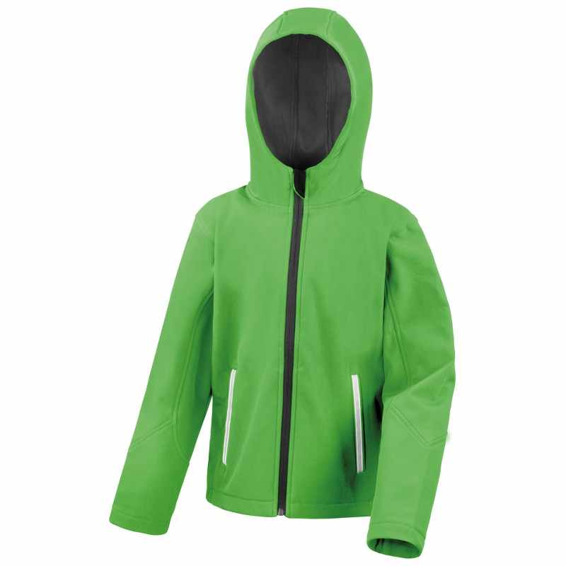 Giacca softshell con cappuccio per bambini - cod. RWR224J