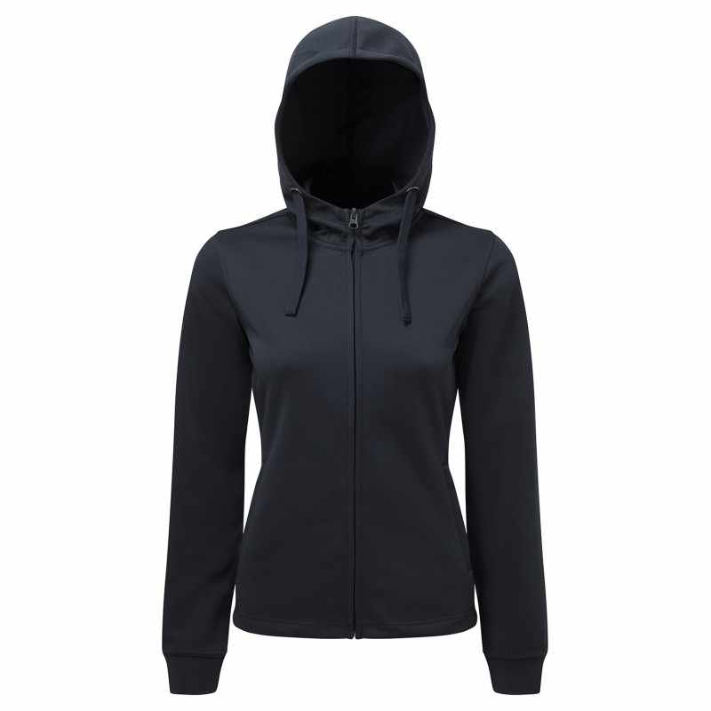 Felpa con zip intera da serigrafare da donna - cod. RWTR498