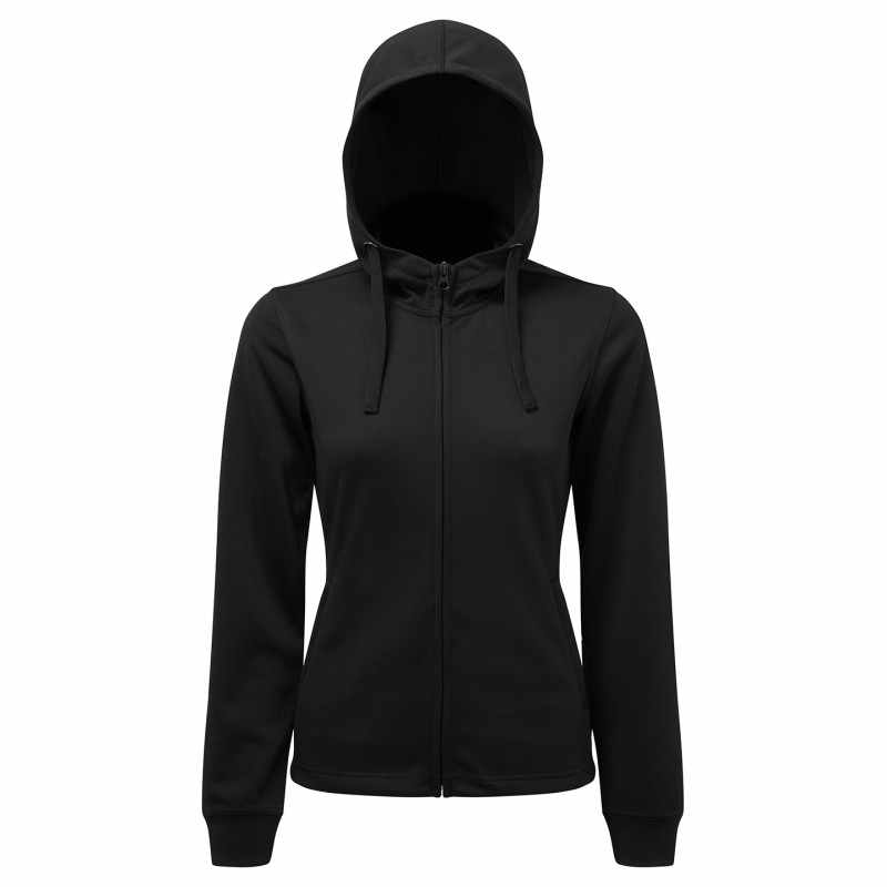 Felpa con zip intera da serigrafare da donna - cod. RWTR498