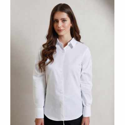 Camicia a maniche lunghe Oxford firmata da donna