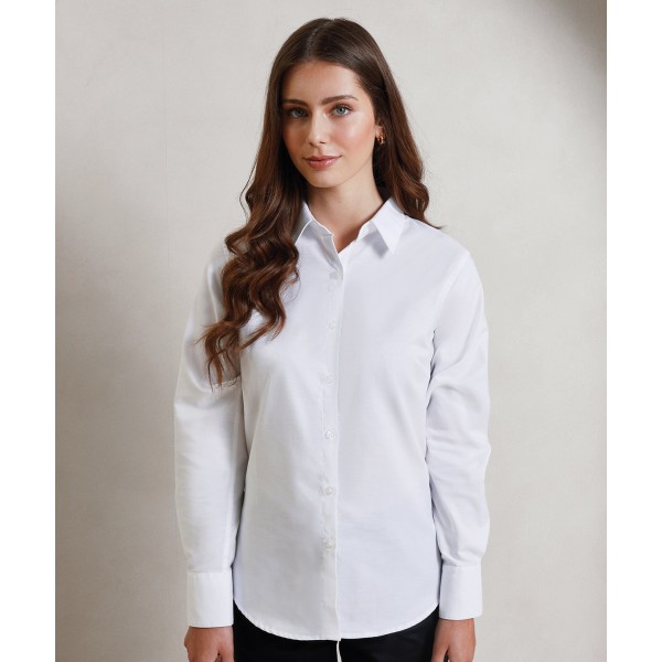 Camicia a maniche lunghe Oxford firmata da donna - cod. RWPR334