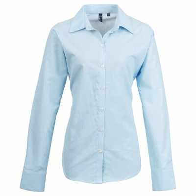 Camicia a maniche lunghe Oxford firmata da donna
