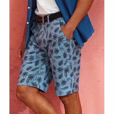 Pantaloncini da uomo con stampa di palme