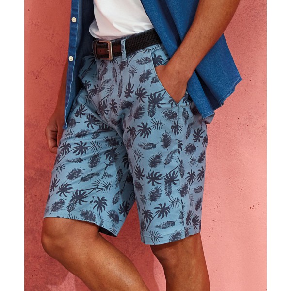 Pantaloncini da uomo con stampa di palme - cod. RWWB905
