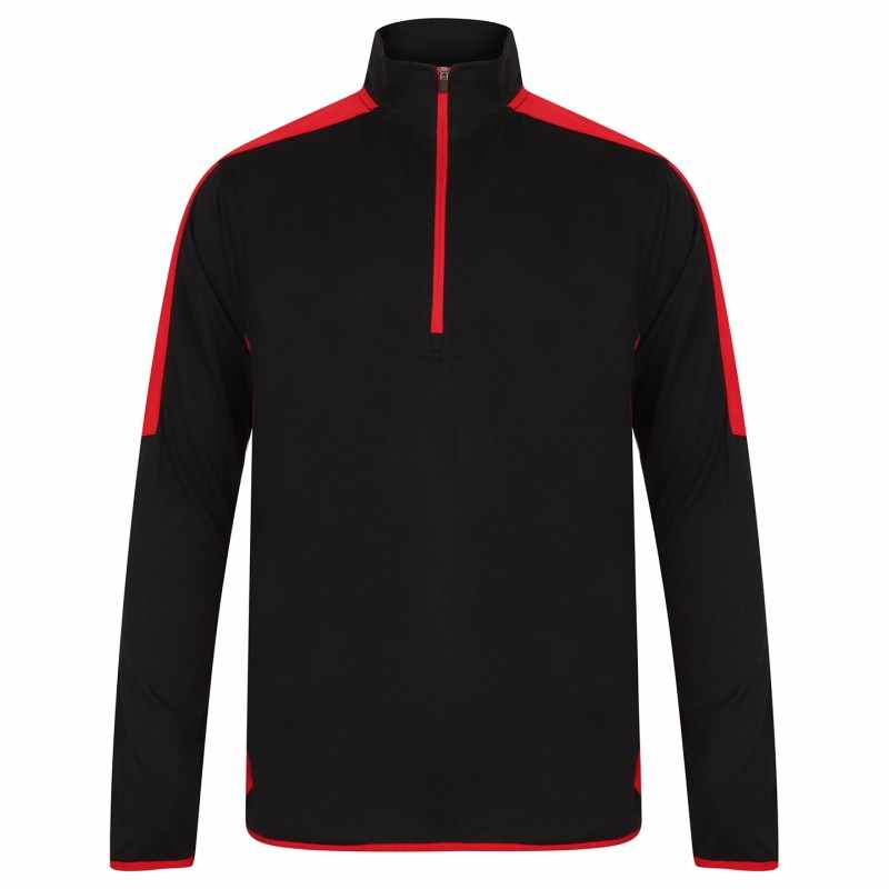 Strato intermedio con cerniera ¼ e pannelli a contrasto - cod. RWLV571