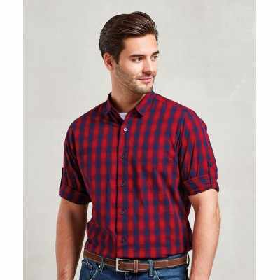 Camicia a maniche lunghe in cotone a quadri Mulligan