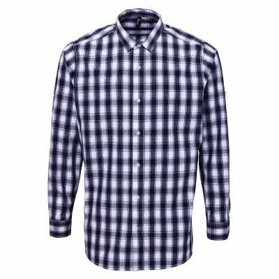 Camicia a maniche lunghe in cotone a quadri Mulligan