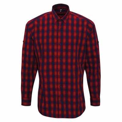 Camicia a maniche lunghe in cotone a quadri Mulligan