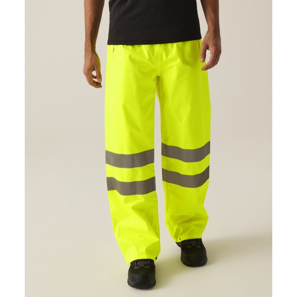 Pantaloni ripiegabili ad alta visibilità - cod. RWRG386