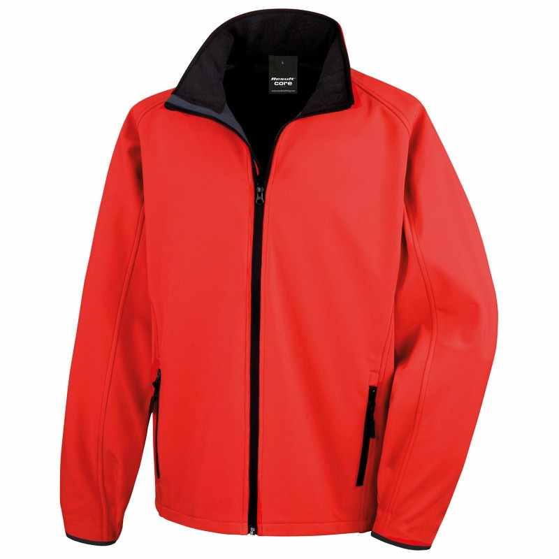 Giacca softshell da lavoro con stampa - cod. RWR231M