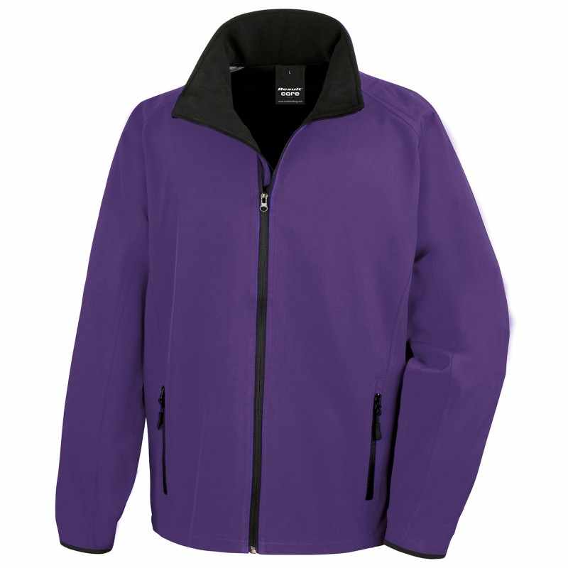 Giacca softshell da lavoro con stampa - cod. RWR231M