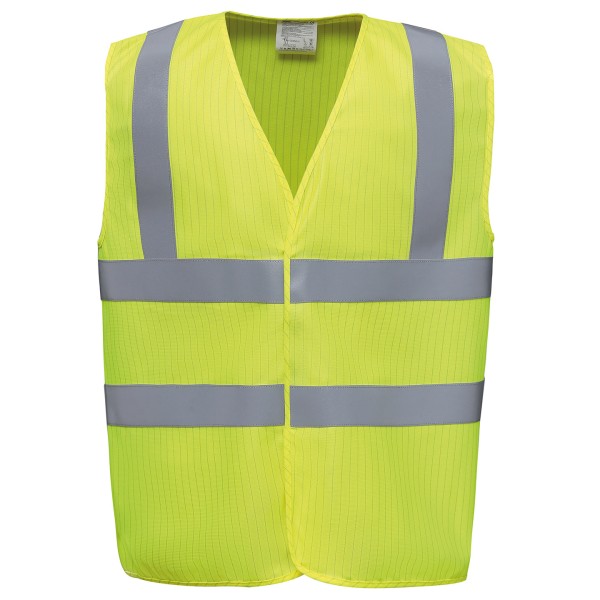 Gilet antistatico ignifugo ad alta visibilità (HVW100ASFR) - cod. RWYK075