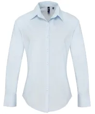 Camicia da donna con logo stampato