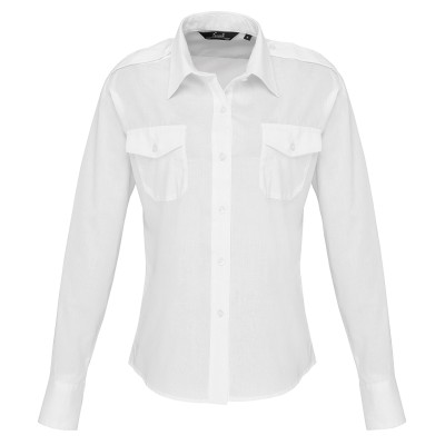 Camicia da pilota a maniche lunghe da donna Camicia da pilota a maniche lunghe da donna