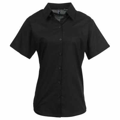 Camicia a maniche corte Oxford da donna