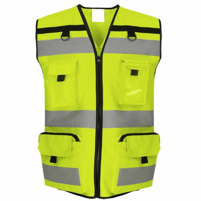 Gilet antistrappo ad alta visibilità da stampare - cod. RWYK108
