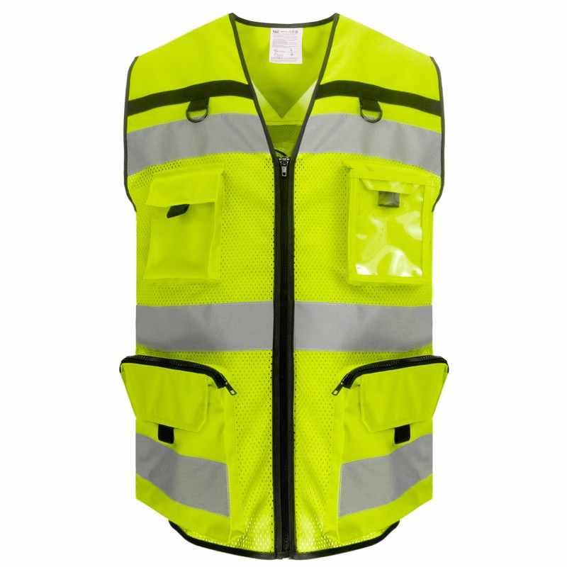 Gilet antistrappo ad alta visibilità da stampare - cod. RWYK108