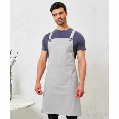 Grembiule con pettorina incrociata "barista"