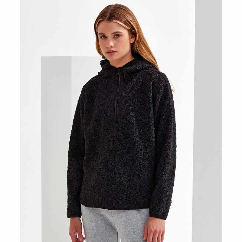 Felpa con zip con logo da donna - cod. RWTR089