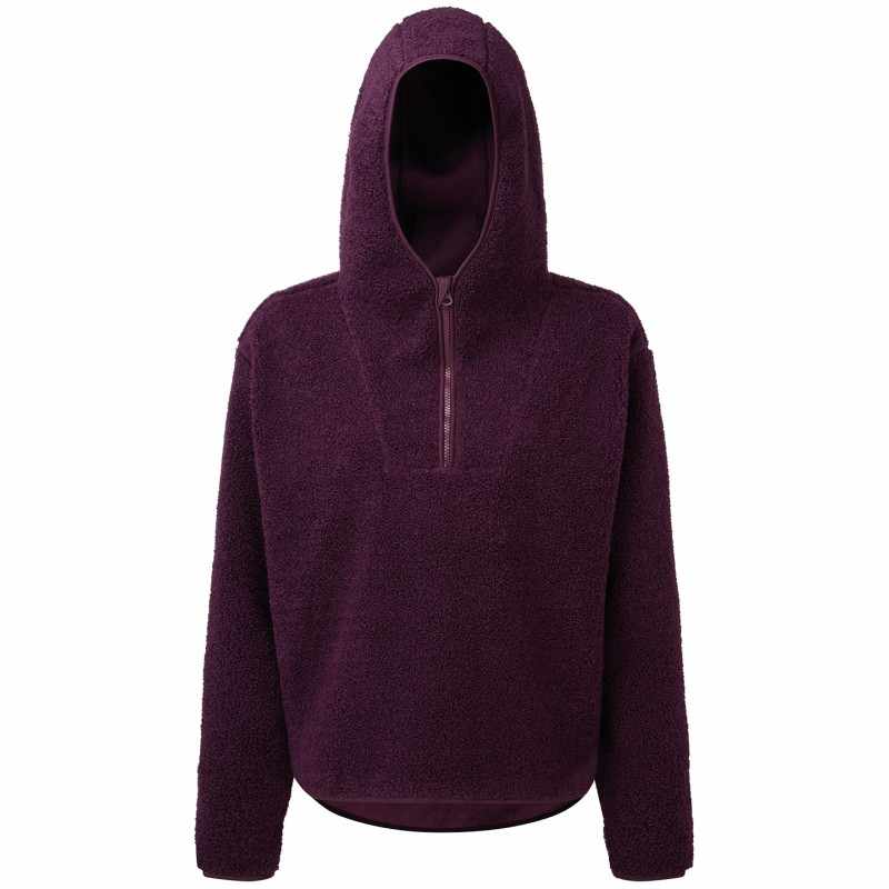 Felpa con zip con logo da donna - cod. RWTR089