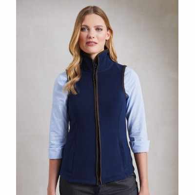 Gilet in pile artigianale da donna