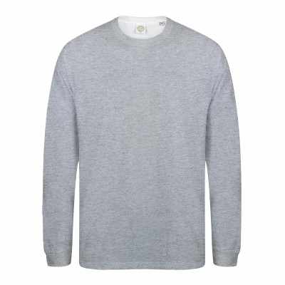 Top unisex con slogan e spalle scese