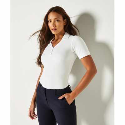 Polo con scollo a V Sophia (vestibilità regolare)