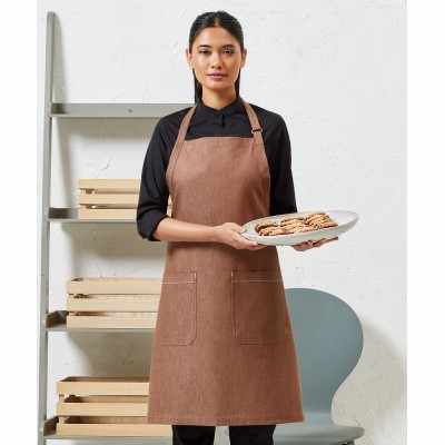 Grembiule in denim di cotone, certificato biologico e Fairtrade
