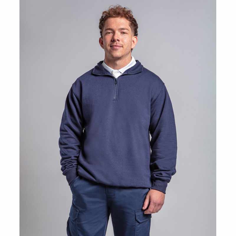 Felpe da lavoro con mezza zip - cod. RWRX305